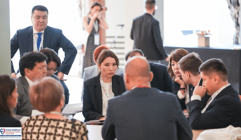 Photographie prise lors de temps d'échange au French Healthcare Business & Innovation Forum 2023