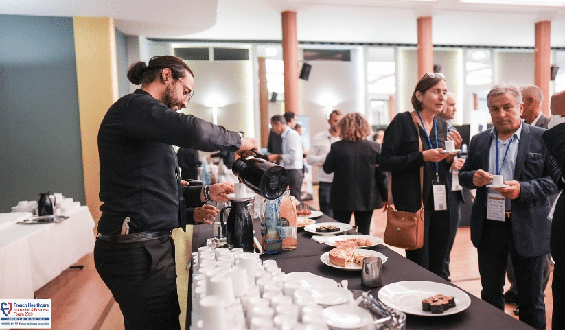 Photographie prise lors de temps d'échange au French Healthcare Business & Innovation Forum 2023