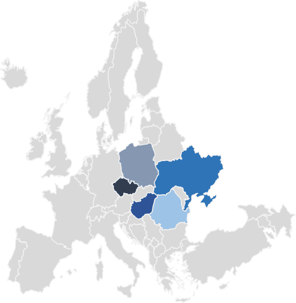 carte Europe centrale et orientale